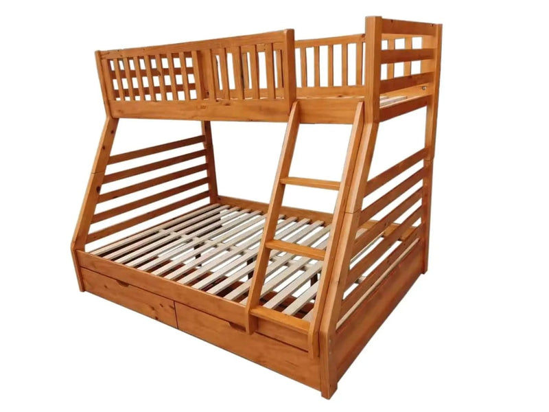 BroDeals Beds & Bed Frames Bunk Bed with two Bottom Drawers Bunk Bed with two Bottom Drawers