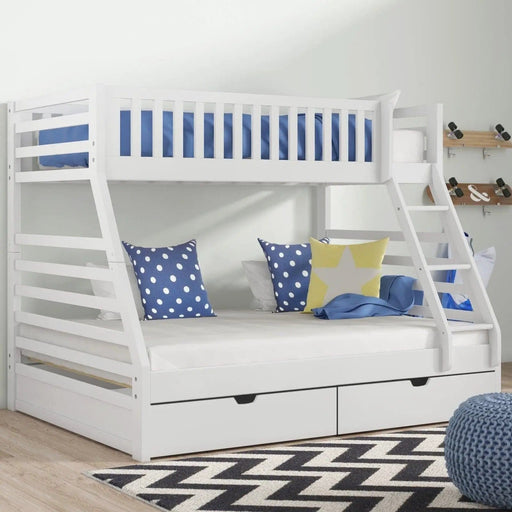 BroDeals Beds & Bed Frames Bunk Bed with two Bottom Drawers Bunk Bed with two Bottom Drawers