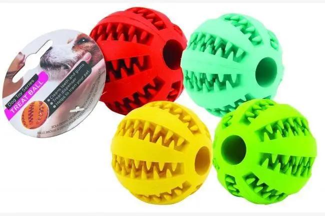BroDeals Dog Toys Pet ball rubber for dog treat Pet ball rubber for dog treat
