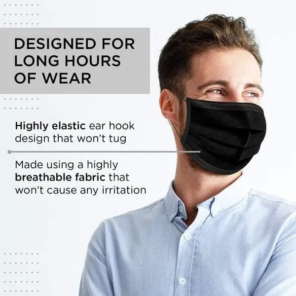 BroDeals Health & Beauty Black Masks 150pcs Black Masks 150pcs