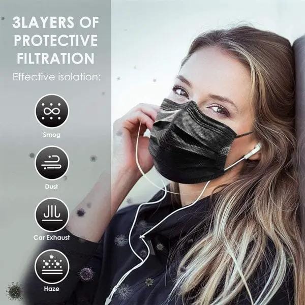 BroDeals Health & Beauty Black Masks 150pcs Black Masks 150pcs