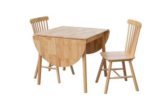 BroDeals Kitchen & Dining Furniture Sets Orlando Drop Leaf Dining Table with Two Chairs Orlando Drop Leaf Dining Table with Two Chairs