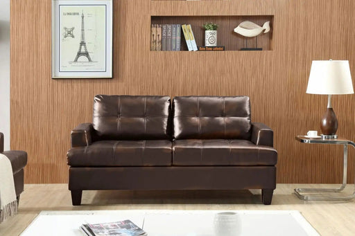 BroDeals 2 Seater Sofa Knollwood 2 Seater Faux Leather Sofa - Brown Knollwood 2 Seater Faux Leather Sofa - Brown