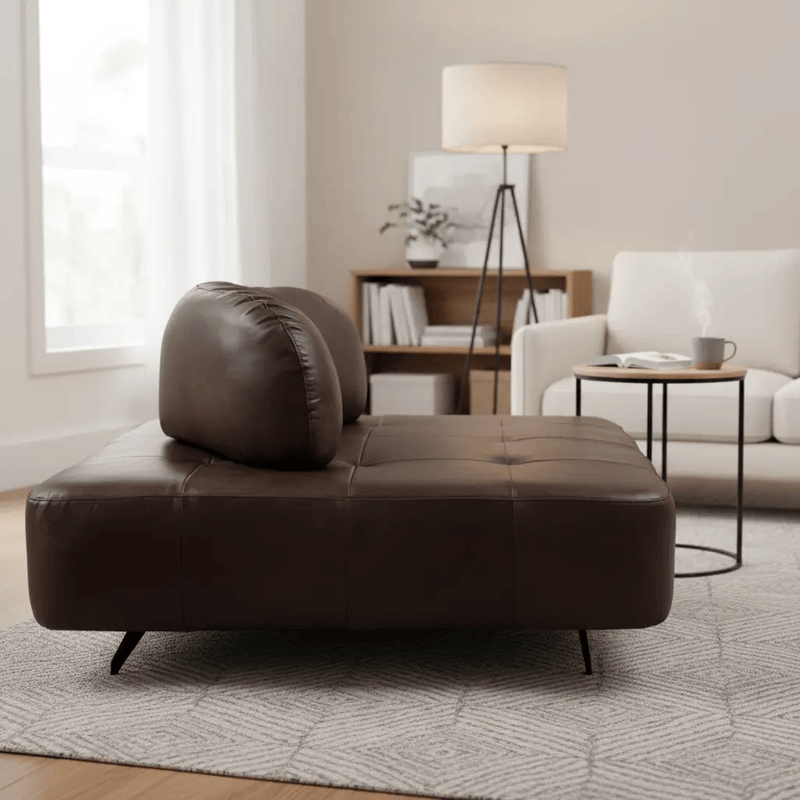 BroDeals Arm Chairs, Recliners & Sleeper Chairs Georgio XL Leather Chair Cuba Brown Georgio XL Leather Chair Cuba Brown