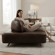 BroDeals Arm Chairs, Recliners & Sleeper Chairs Georgio XL Leather Chair Cuba Brown Georgio XL Leather Chair Cuba Brown