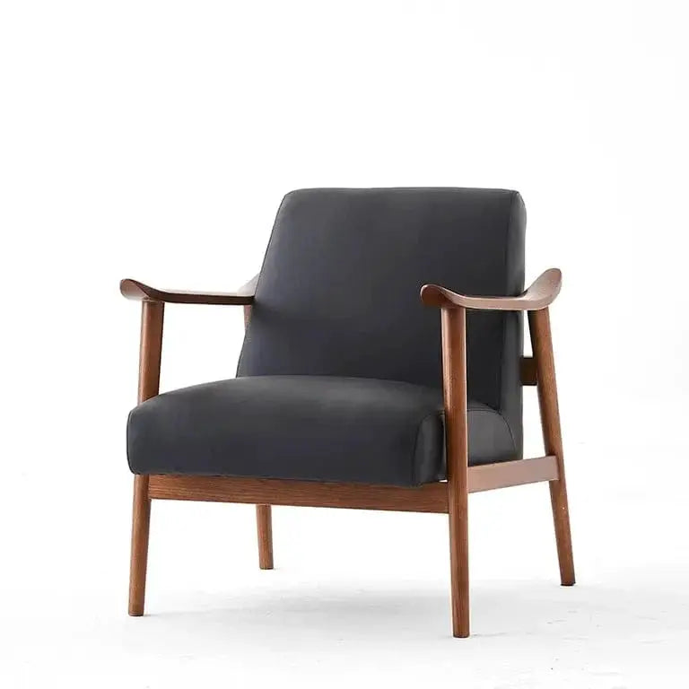 BroDeals Arm Chairs, Recliners & Sleeper Chairs Mid-Century Armchair Black Mid-Century Armchair Black