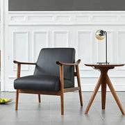 BroDeals Arm Chairs, Recliners & Sleeper Chairs Mid-Century Armchair Black Mid-Century Armchair Black