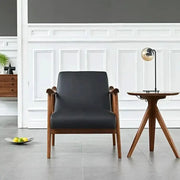 BroDeals Arm Chairs, Recliners & Sleeper Chairs Mid-Century Armchair Black Mid-Century Armchair Black