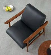 BroDeals Arm Chairs, Recliners & Sleeper Chairs Mid-Century Armchair Black Mid-Century Armchair Black