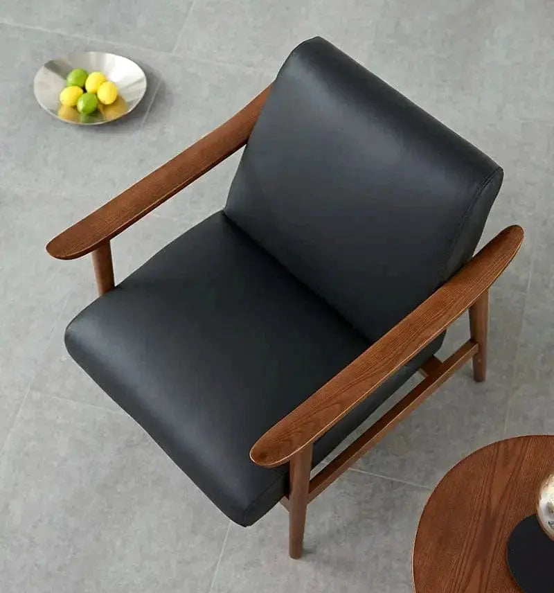 BroDeals Arm Chairs, Recliners & Sleeper Chairs Mid-Century Armchair Black Mid-Century Armchair Black