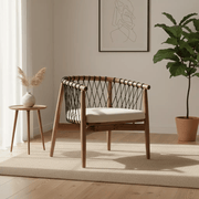 BroDeals Arm Chairs, Recliners & Sleeper Chairs Rope Armchair - American Ash Rope Armchair - American Ash