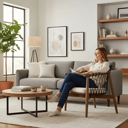 BroDeals Arm Chairs, Recliners & Sleeper Chairs Rope Armchair - American Ash Rope Armchair - American Ash