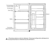 BroDeals Bar Fridge Midea 123L Bar Fridge White MDRD181FGF01AP Midea 123L Bar Fridge White MDRD181FGF01AP