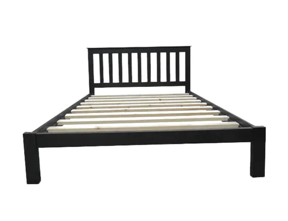 Classic Double Bed Black by BroDeals