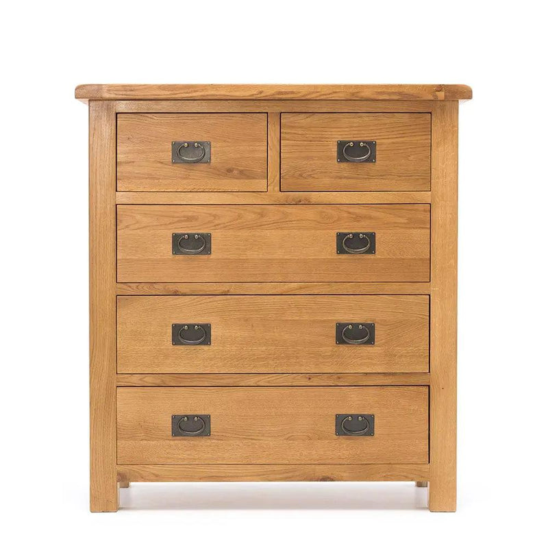 BroDeals Bedroom Furniture Sets Oak Bedroom Suite - 4 Piece Oak Bedroom Suite - 4 Piece