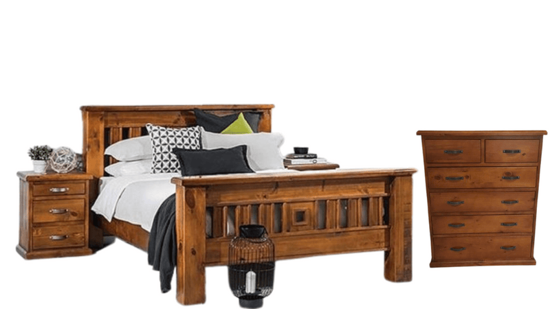 Felton Bedroom Set 4Pcs - Super King by BroDeals