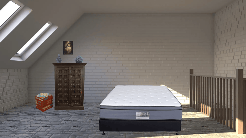 Queen Bed (Mattress & Base) by BroDeals
