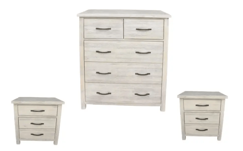 BroDeals bedroom set Tallboy | Bedside Table - Set of 3 Tallboy | Bedside Table - Set of 3