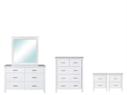 BroDeals bedroom set Tina White Bedroom Suite - Set of 4 Tina White Bedroom Suite - Set of 4