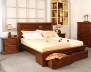 BroDeals Bedroom Suite Marina 4Pcs Bedroom Suite with Storage Drawers - King Marina 4Pcs Bedroom Suite with Storage Drawers - King