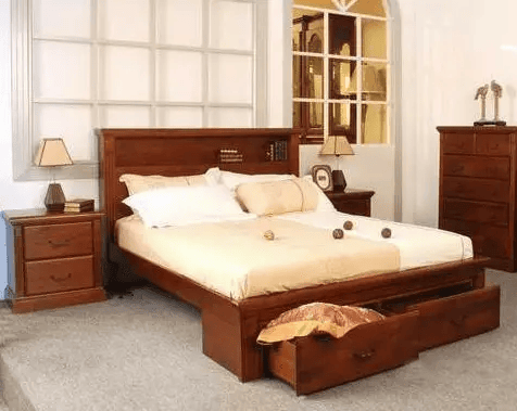 BroDeals Bedroom Suite Marina 4Pcs Bedroom Suite with Storage Drawers - Queen Marina 4Pcs Bedroom Suite with Storage Drawers - Queen