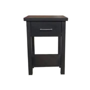 BroDeals Bedside Table Helen Bedside Table Black Helen Bedside Table Black