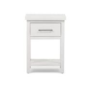 BroDeals Bedside Table Helen Bedside Table White Helen Bedside Table White