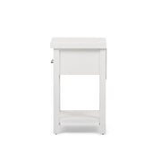 BroDeals Bedside Table Helen Bedside Table White Helen Bedside Table White