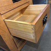 BroDeals Bedside Table Oak 3 Drawer Bedside Table Oak 3 Drawer Bedside Table