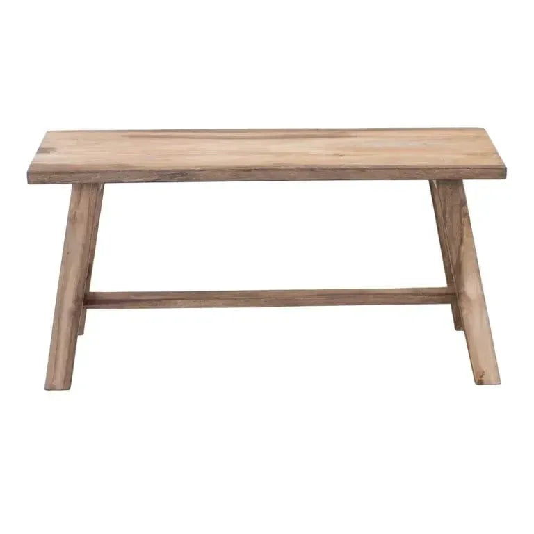 BroDeals Bench Rustico Reclaimed Teak Bench Medium - Natural Rustico Reclaimed Teak Bench Medium - Natural
