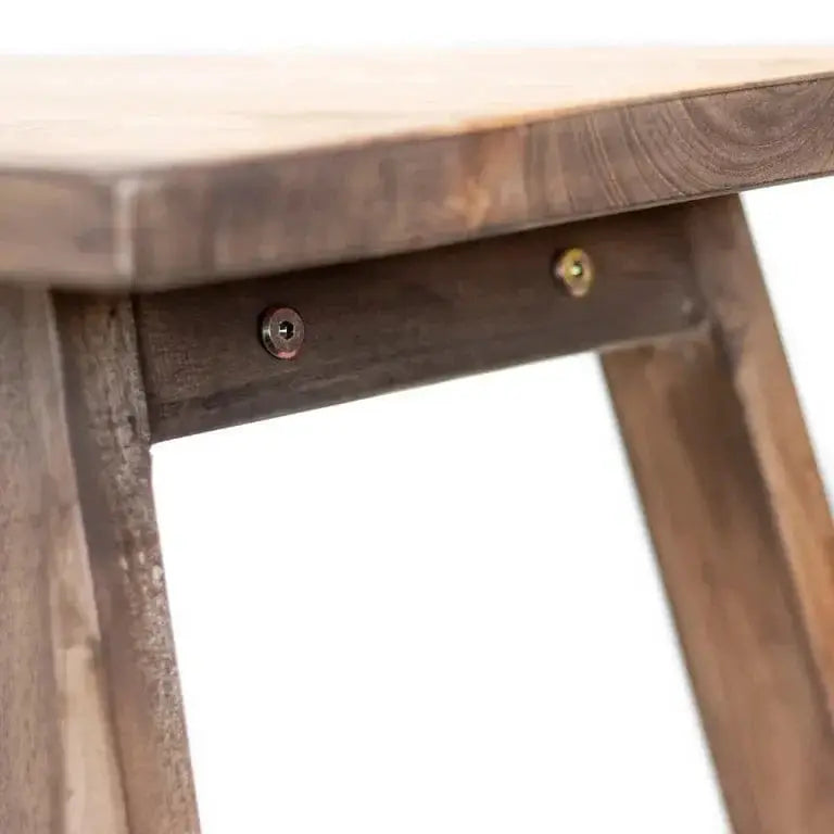 BroDeals Bench Rustico Reclaimed Teak Bench Medium - Natural Rustico Reclaimed Teak Bench Medium - Natural