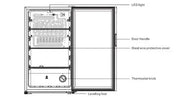 BroDeals Beverage Cooler Midea 115 Cans Beverage Cooler MDRW146WCA22AP Midea 115 Cans Beverage Cooler MDRW146WCA22AP