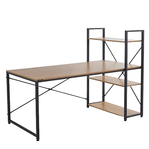 BroDeals Bookcase Desk with Bookcase Desk with Bookcase