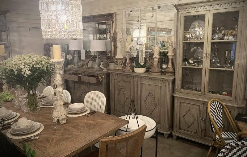 BroDeals Buffets & Sideboards Old Pine Sideboard - Distressed Grey Old Pine Sideboard - Distressed Grey