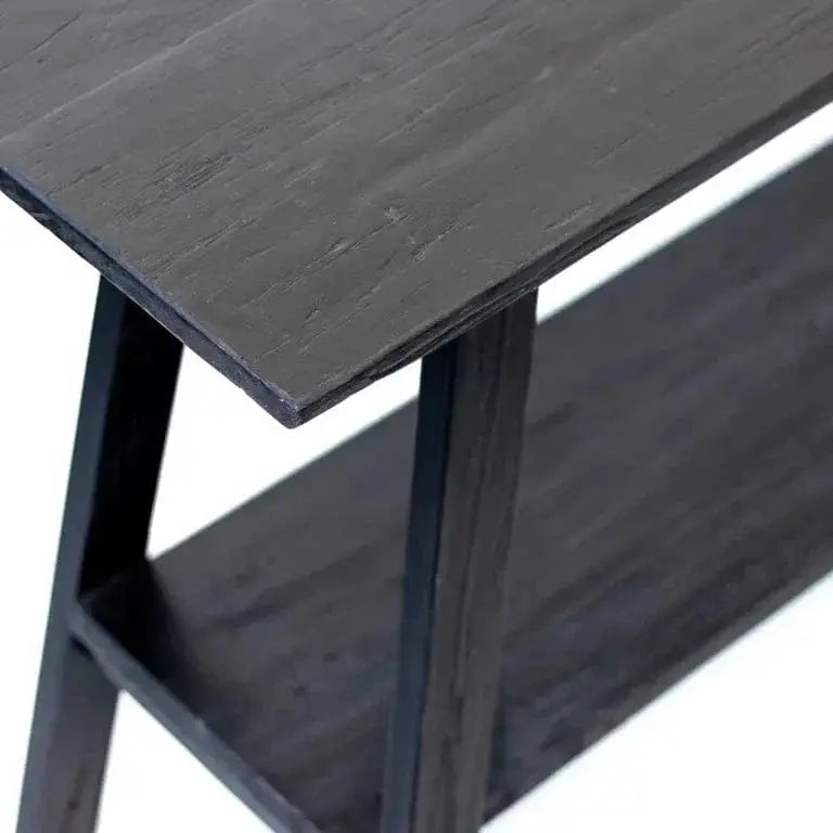 BroDeals Console Table Rustico Console Table - Reclaimed Teak - Black Rustico Console Table - Reclaimed Teak - Black