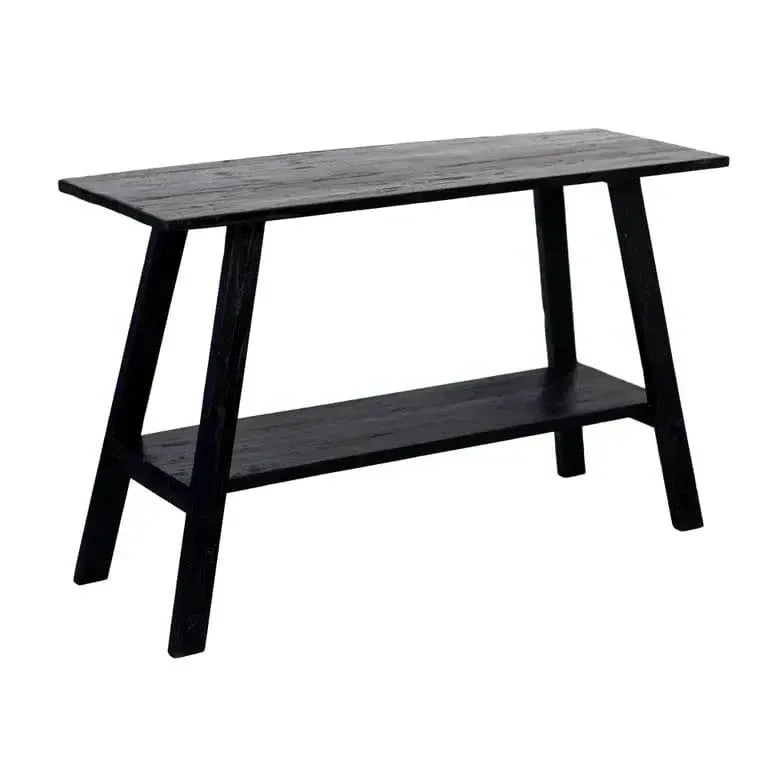 BroDeals Console Table Rustico Console Table - Reclaimed Teak - Black Rustico Console Table - Reclaimed Teak - Black