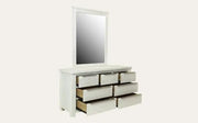 BroDeals Dressing Table Milan Dresser with Mirror Milan Dresser with Mirror