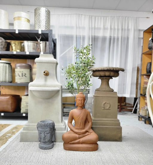 BroDeals Fountains & Waterfalls Patina Fountain Lime Wash Patina Fountain Lime Wash