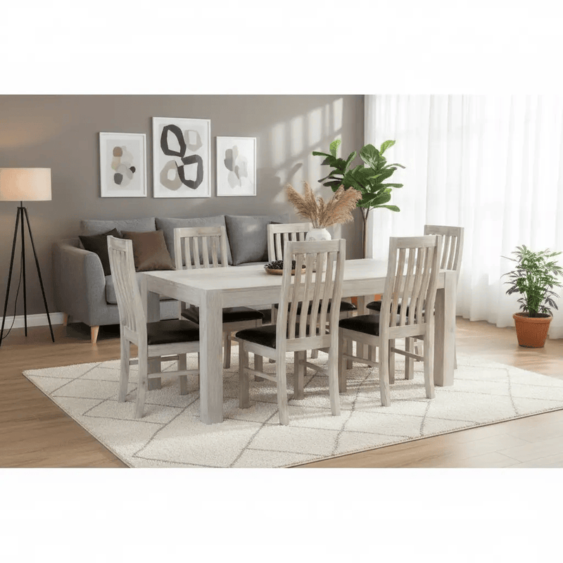 BroDeals Kitchen & Dining Furniture Sets Milan Dining Set - 6 Seater Milan Dining Set - 6 Seater