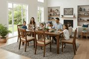 BroDeals Kitchen & Dining Furniture Sets Mission 7 Pcs Dining Suite Mission 7 Pcs Dining Suite