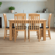 BroDeals Kitchen & Dining Furniture Sets Oak Dining Suite 6 Seater Oak Dining Suite 6 Seater