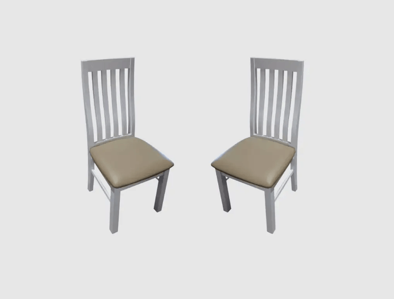BroDeals Kitchen & Dining Room Chairs Ashland Dining Chairs Set of 2 -PU PAD Ashland Dining Chairs Set of 2 -PU PAD