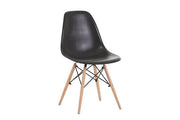 BroDeals Kitchen & Dining Room Chairs Echo Chair Set of 4- Black Echo Chair Set of 4- Black