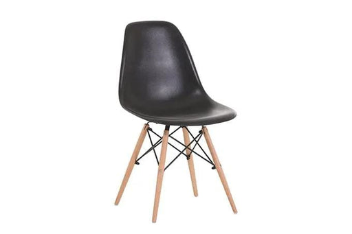 BroDeals Kitchen & Dining Room Chairs Echo Chair Set of 4- Black Echo Chair Set of 4- Black