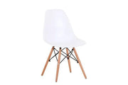 BroDeals Kitchen & Dining Room Chairs Echo Chair Set of 4-White Echo Chair Set of 4-White