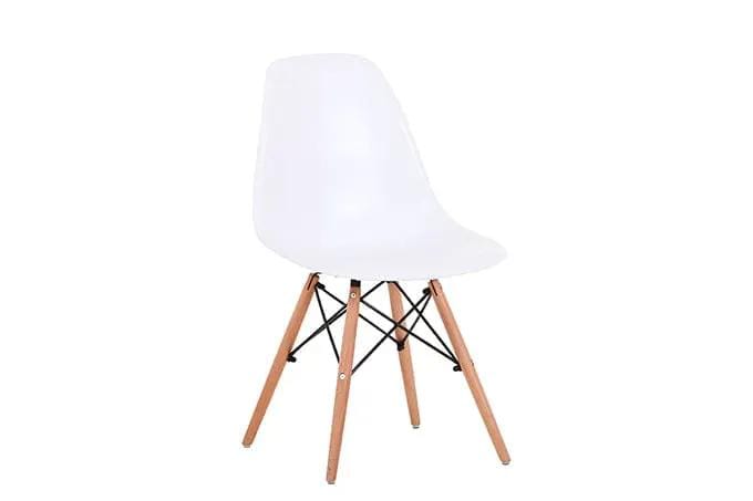 BroDeals Kitchen & Dining Room Chairs Echo Chair Set of 4-White Echo Chair Set of 4-White