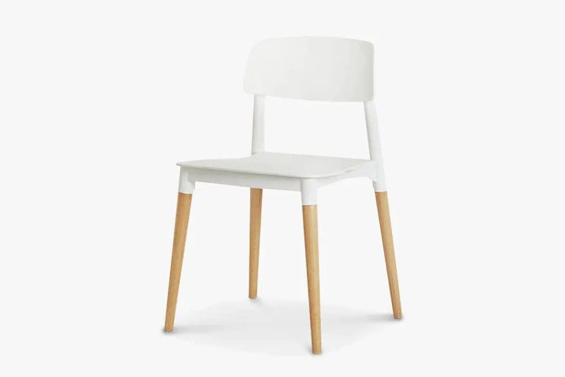 BroDeals Kitchen & Dining Room Chairs Jade Chair Set of 4-White Jade Chair Set of 4-White