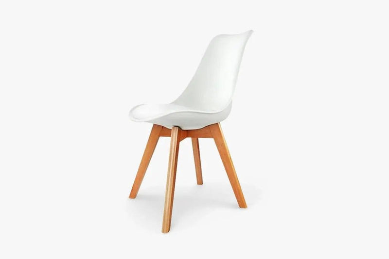 BroDeals Kitchen & Dining Room Chairs Sonia Chair Set of 4-White Sonia Chair Set of 4-White