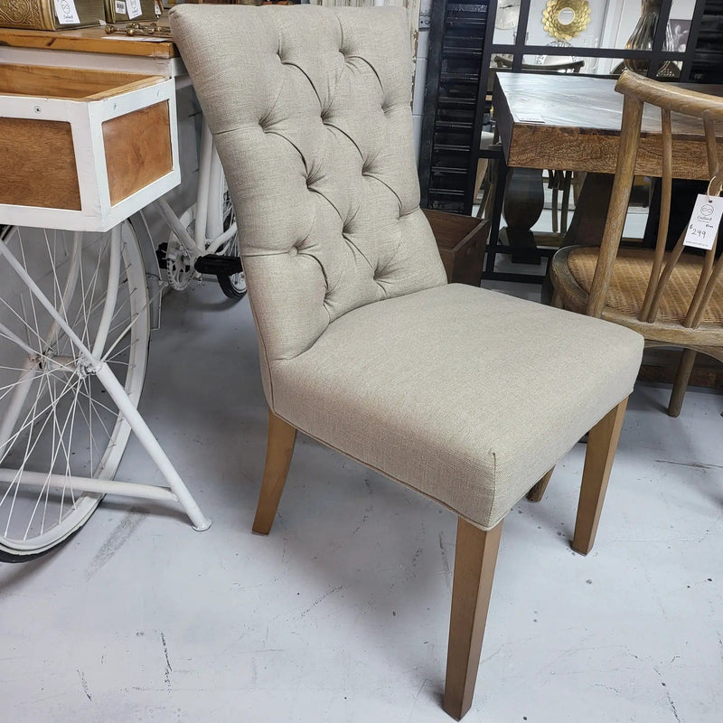 BroDeals Kitchen & Dining Room Chairs Tufted Back Dining Chair Tufted Back Dining Chair