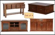 BroDeals Living Room Set Furniture Set | TV Unit | Coffee Table | Hall Table | Buffet Table Furniture Set | TV Unit | Coffee Table | Hall Table | Buffet Table